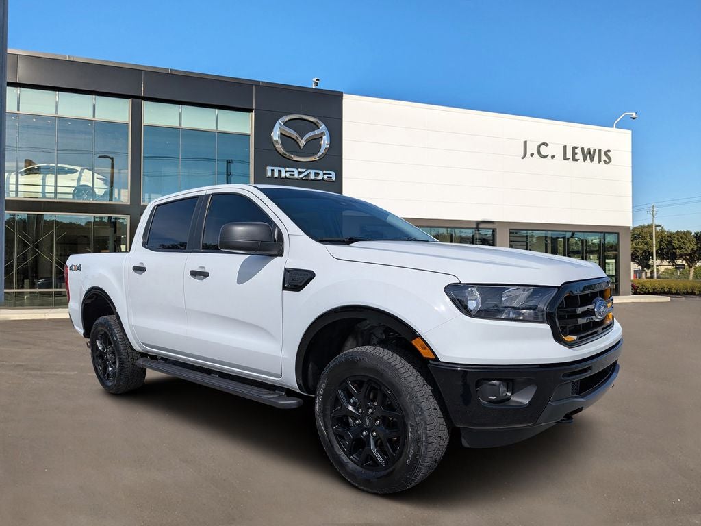 2023 Ford Ranger XLT in Oxford White — front three-quarter view
