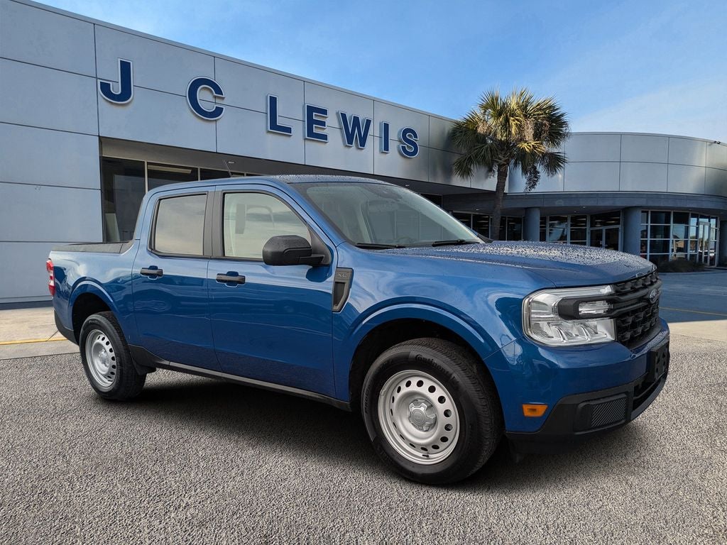 2024 Ford Maverick XL in Atlas Blue Metallic — front three-quarter view