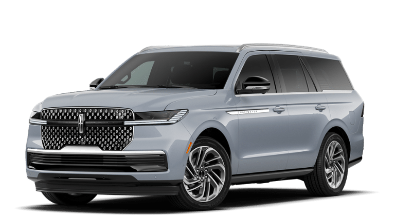 2027 Lincoln Navigator Reserve in Mist — front three-quarter view