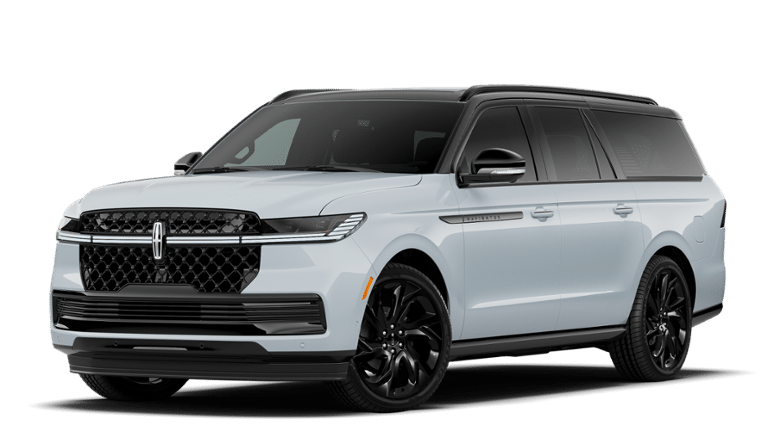 2026 Lincoln Navigator L Black Label in Crystal White — front three-quarter view