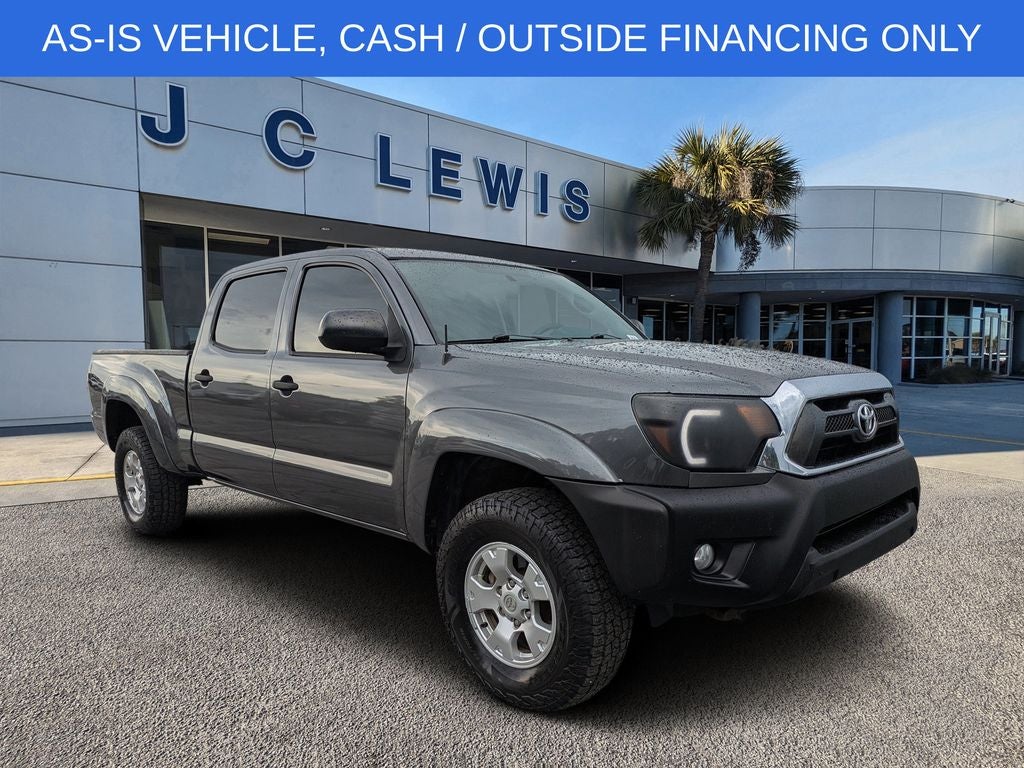 2014 Toyota Tacoma PreRunner V6 in Magnetic Gray Metallic — front three-quarter view