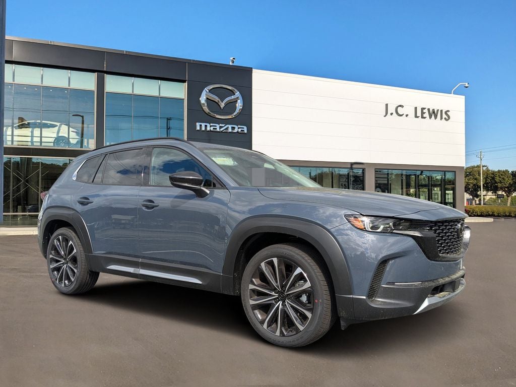 2026 Mazda Mazda CX-50 2.5 Turbo Premium Plus in Polymetal Gray Metallic — front three-quarter view