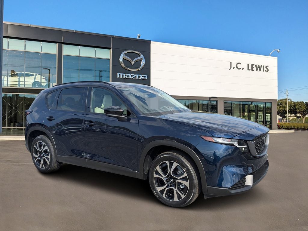 2026 Mazda Mazda CX-5 2.5 S Preferred in Navy Blue Mica — front three-quarter view
